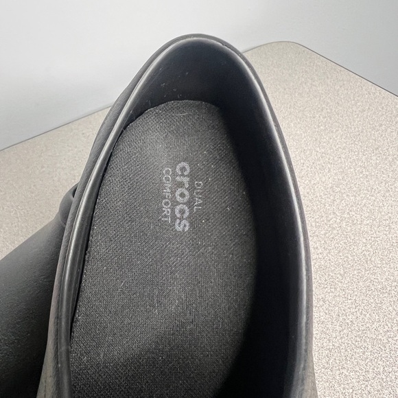 Crocs On The Clock Work Slipon Unisex-Adult Sandals Black - Picture 6 of 8